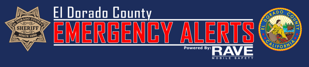 El Dorado county emergency alerts banner