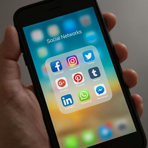 Image of Social Media on a phone